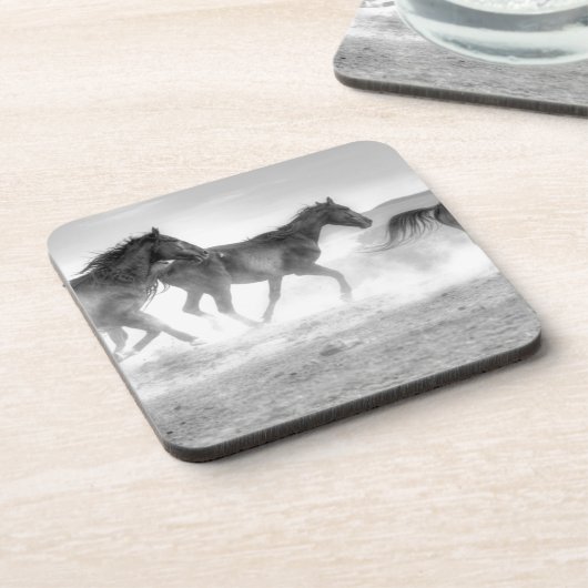 Mustang-Lauf Getränkeuntersetzer (Linke Seite)