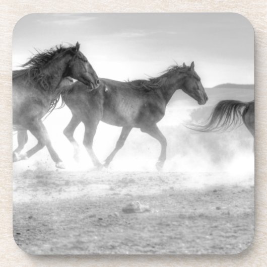 Mustang-Lauf Getränkeuntersetzer (Vorderseite)