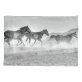 Mustang-Lauf Kissenbezug (Rückseite-Links)