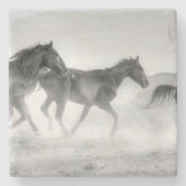 Mustang-Lauf Steinuntersetzer (Vorderseite)