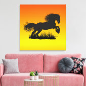 Mustang Leinwand (Insitu (Wohnzimmer))