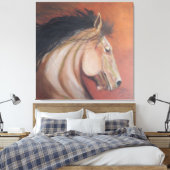 Mustang Leinwanddruck (Insitu (Schlafzimmer))
