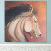 Mustang Leinwanddruck (Insitu (Holzboden))