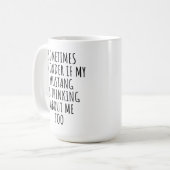 Mustang Lover Gif Mustang denkt auch an mich Kaffeetasse (Vorderseite Links)