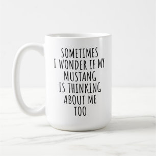 Mustang Lover Gif Mustang denkt auch an mich Kaffeetasse