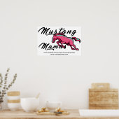 Mustang Mamas Poster (Küche)
