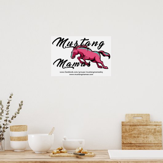 Mustang Mamas Poster (Küche)