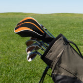 Mustang Orange Golf Club Cover Golf Headcover (In SItu)