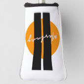 Mustang Orange Golf Putter Cover Headcover (Rotieren 90)