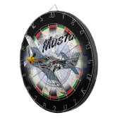 Mustang P51 Dartscheibe (Vorderseite rechts)