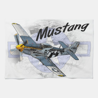 Mustang P51 Handtuch
