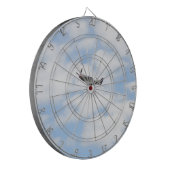 Mustang P51 im Flug Dartscheibe (Vorderseite Links)