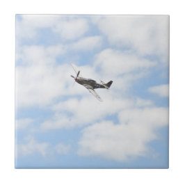 Mustang P51 im Flug Fliese