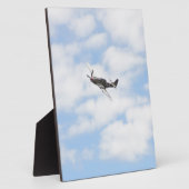 Mustang P51 im Flug Fotoplatte (Seite)