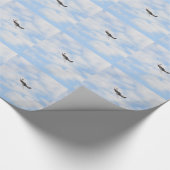 Mustang P51 im Flug Geschenkpapier (Ecke)