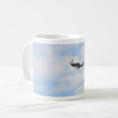 Mustang P51 im Flug Kaffeetasse (Vorderseite Links)
