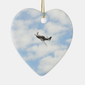 Mustang P51 im Flug Keramik Ornament (Rechts)