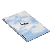Mustang P51 im Flug Notizblock (Rechte Seite)