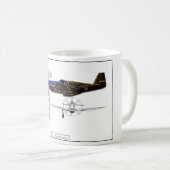 Mustang P51 Kaffeetasse (VorderseiteRechts)