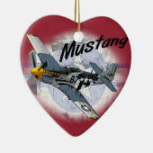 Mustang P51 Keramikornament (Rechts)