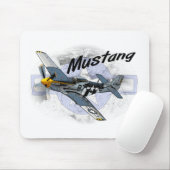 Mustang P51 Mousepad (Mit Mouse)