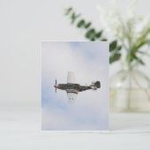 Mustang P51 Postkarte (Stehend Vorderseite)
