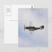 Mustang P51 Postkarte (Vorne/Hinten)
