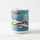 Mustang P51D Kaffeetasse (Mittel)