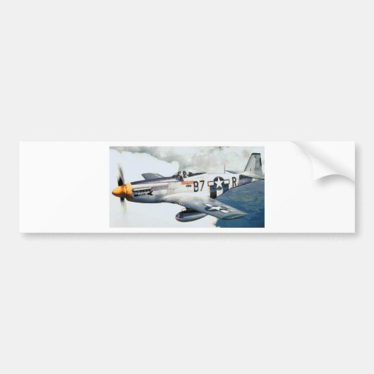 MUSTANG P-51 AUTOAUFKLEBER (Vorne)