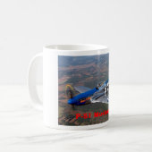 Mustang p-51 kaffeetasse (Vorderseite Links)
