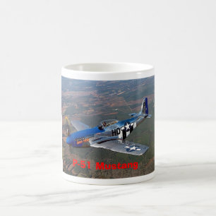 Mustang p-51 kaffeetasse
