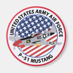 MUSTANG P-51 MAGNET