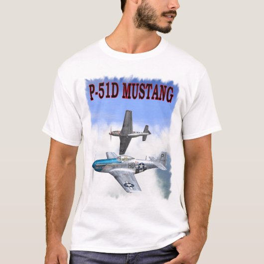 MUSTANG P-51 T-Shirt (Vorderseite)