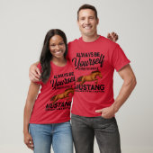Mustang-Pferd-Retro T-Shirt (Unisex)
