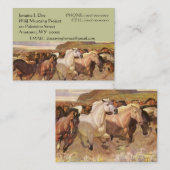 MUSTANG-PFERDEkontakt-VISITENKARTE NFP WILDE Visitenkarte (Vorne/Hinten)