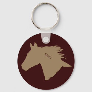 Mustang Pferdekopf Schlüsselanhänger