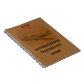 Mustang Pilots Notebook Notizblock (Rechte Seite)