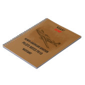 Mustang Pilots Notebook Notizblock (Linke Seite)