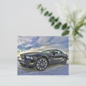 Mustang postcard postkarte (Stehend Vorderseite)