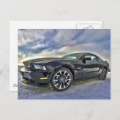 Mustang postcard postkarte (Vorne/Hinten)