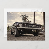 Mustang Postkarte (Vorne/Hinten)
