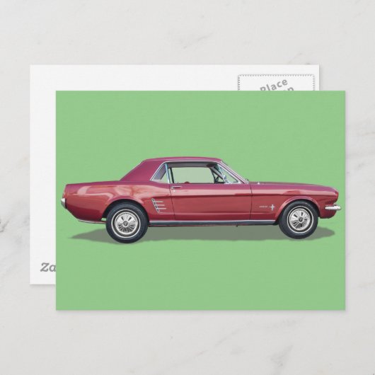 Mustang Postkarte (Vorne/Hinten)