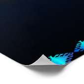 Mustang Print Poster (Ecke)