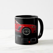 Mustang Red Tasse (VorderseiteRechts)