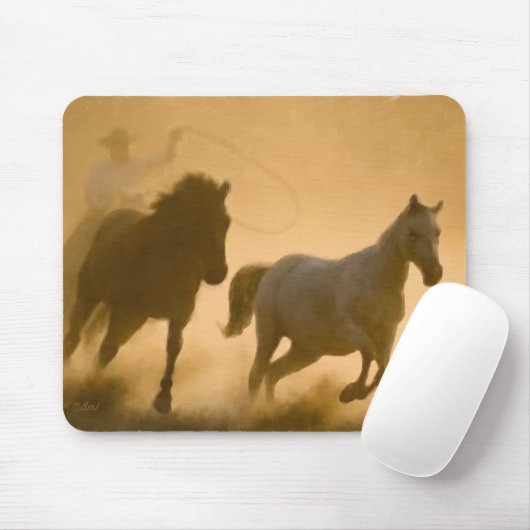 Mustang Roundup Mousepad (Mit Mouse)