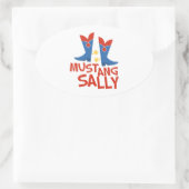 Mustang Sally Ovaler Aufkleber (Tasche)