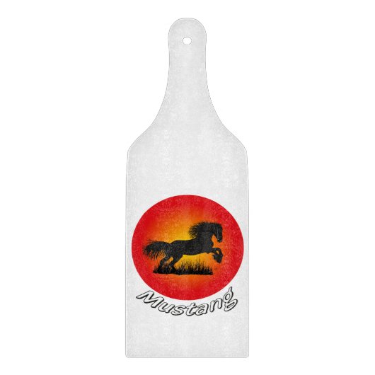 Mustang Schneidebrett (Vorderseite)