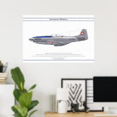 Mustang Schweiz 1 Poster (Heimbüro)