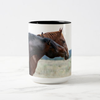 Mustang Stallion und Mare Smitten Tasse