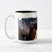 Mustang Stallion und Mare Smitten Tasse (Links)